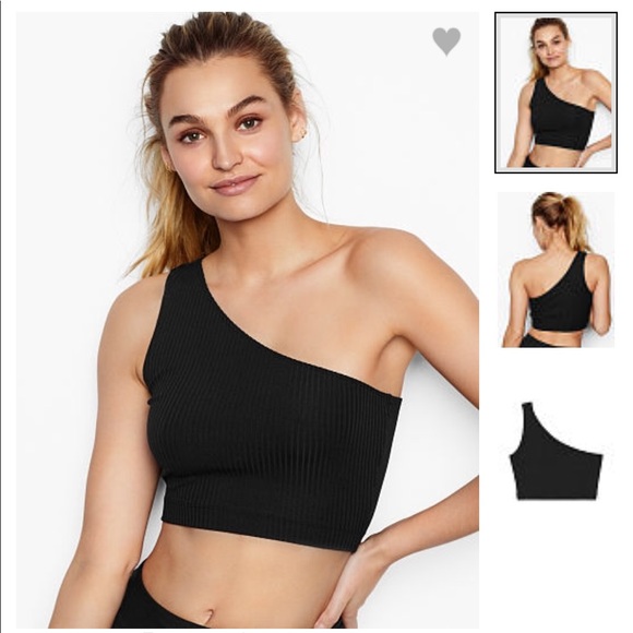 one shoulder sports top